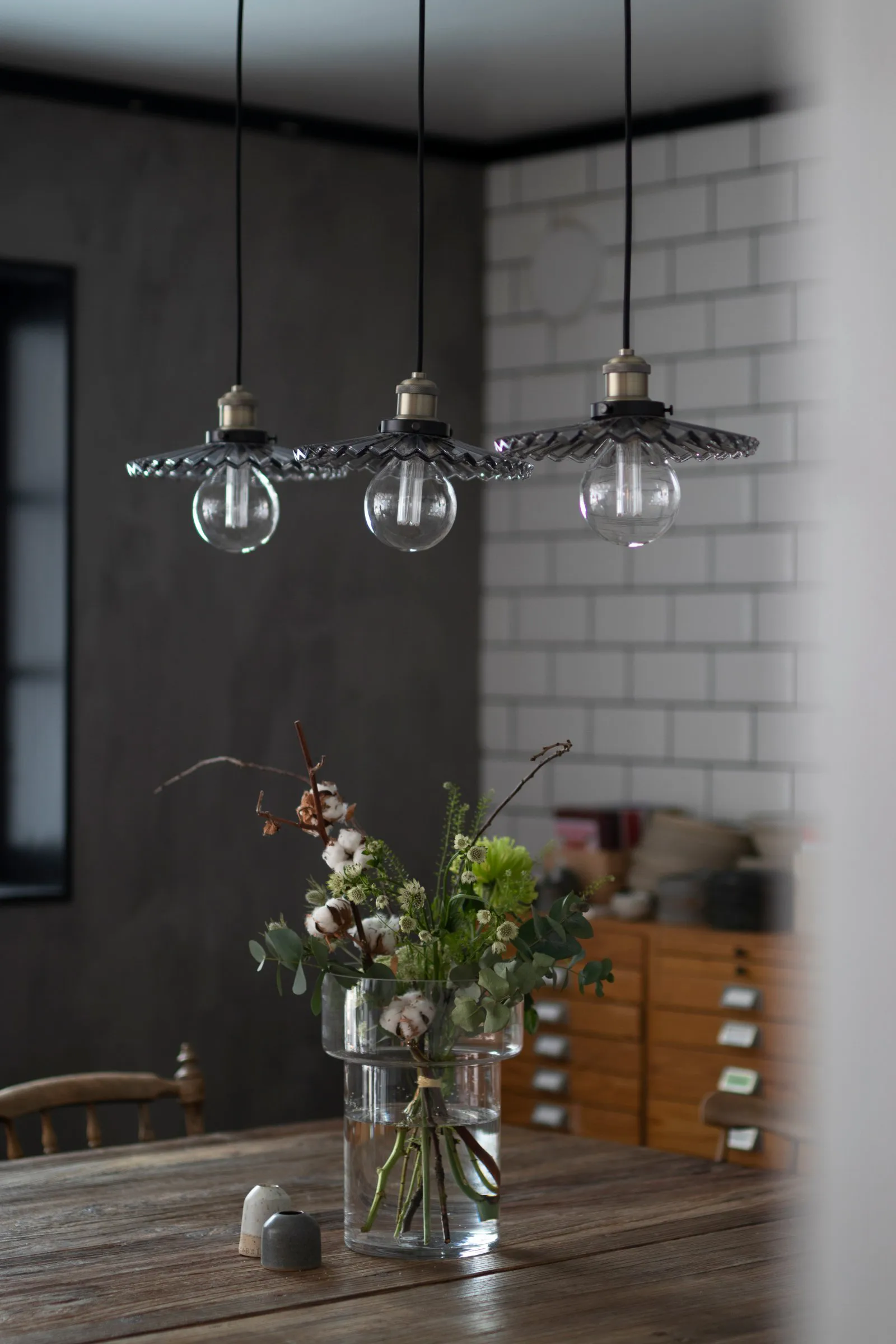 Suspension Cobbler 3 91 cm, Fumé Globen Lighting