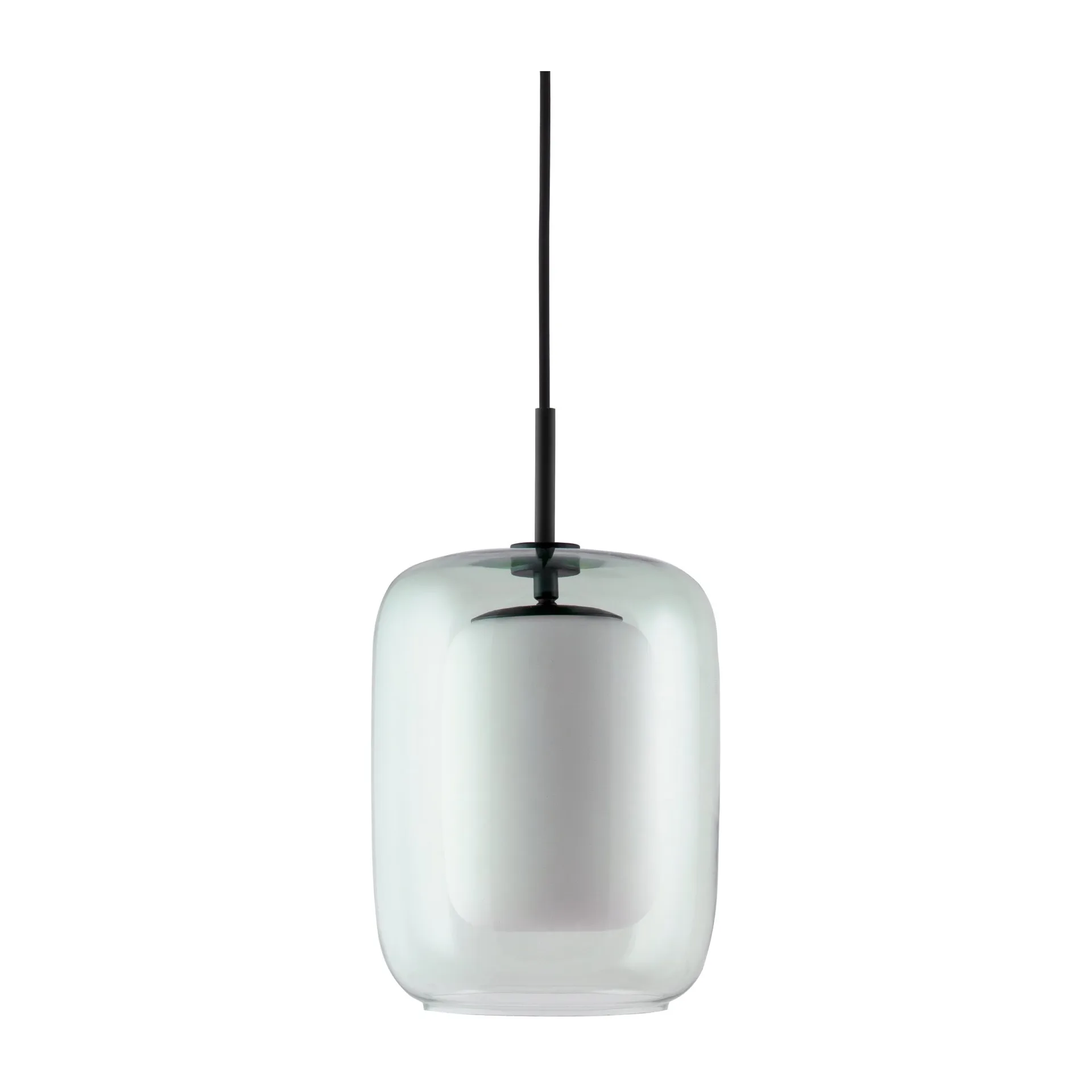 Suspension Cuboza Ø20 cm, Vert-blanc Globen Lighting