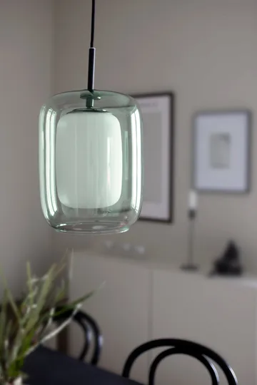 Suspension Cuboza Ø20 cm - Vert-blanc - Globen Lighting