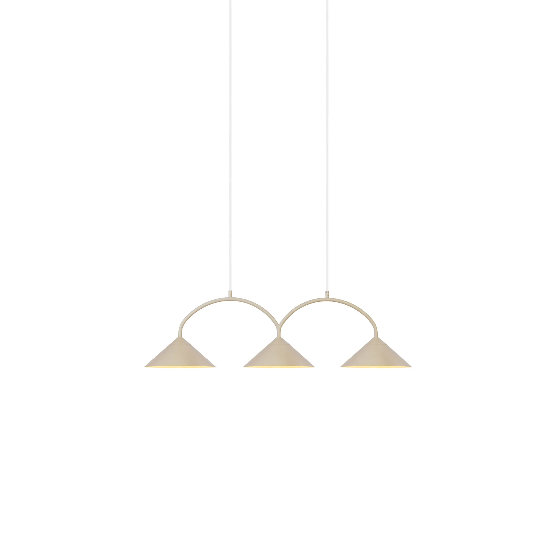 Suspension Curve 3, Beige Globen Lighting
