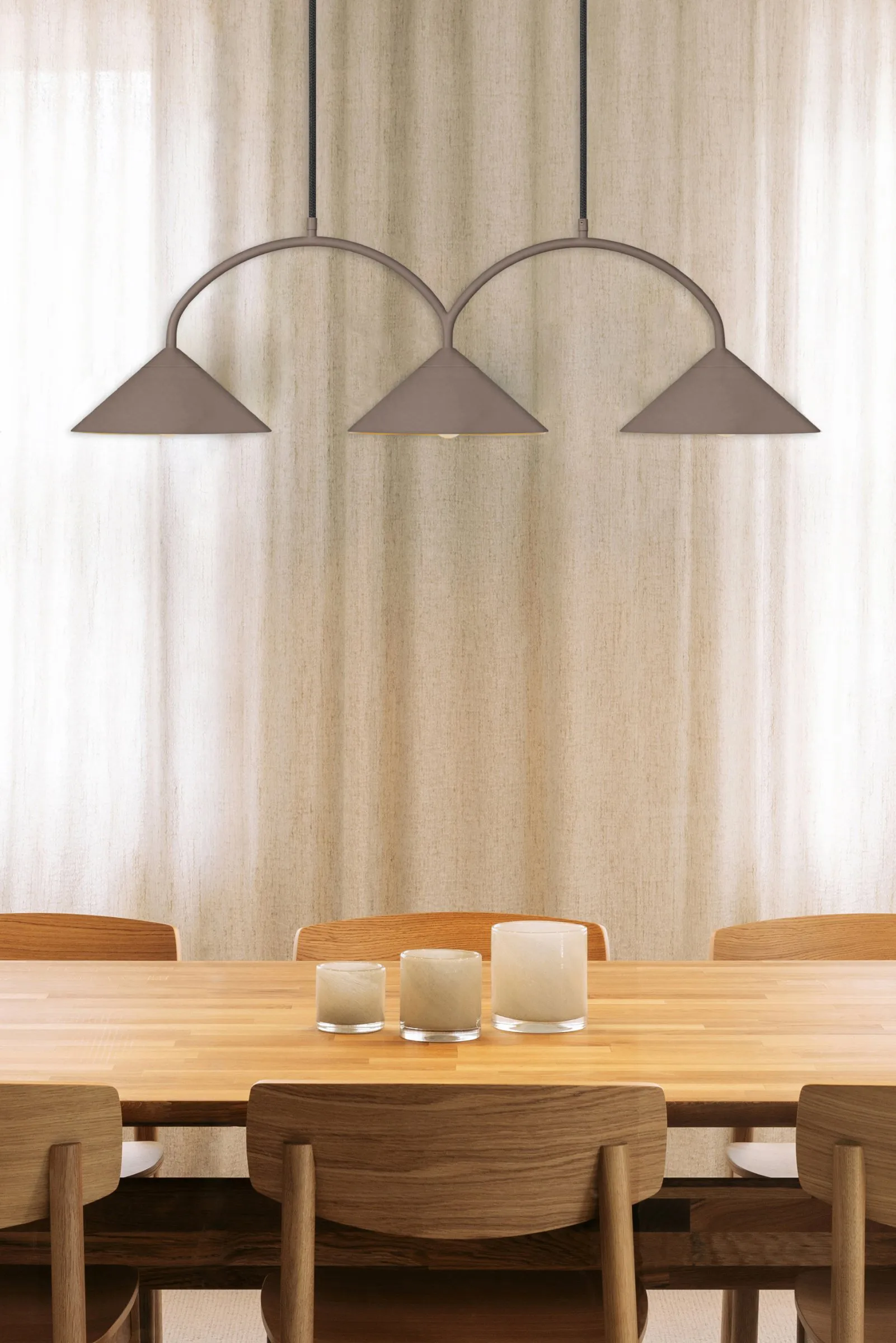 Suspension Curve 3, Mocha Globen Lighting