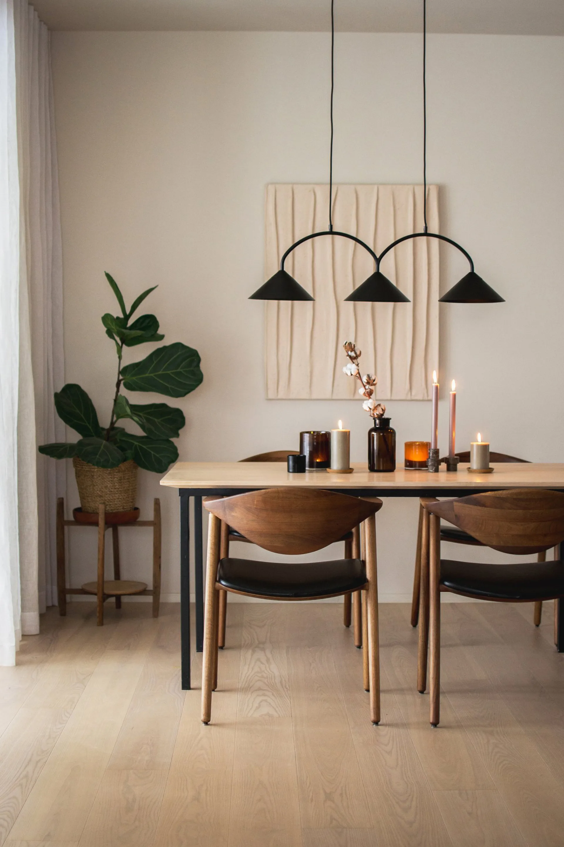 Suspension Curve 3, Noir Globen Lighting