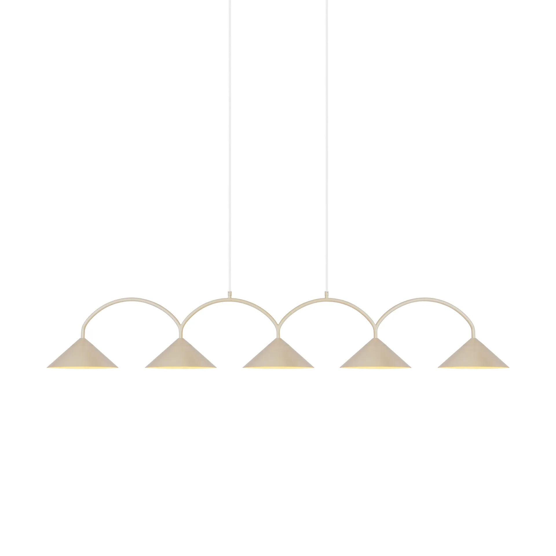 Suspension Curve 5, Beige Globen Lighting