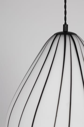 Suspension Lewis Ø30 cm - Blanc-noir - Globen Lighting