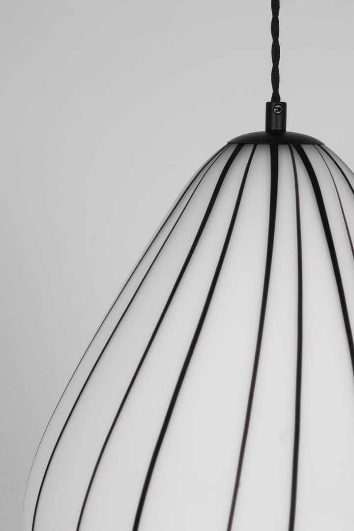 Suspension Lewis Ø30 cm - Blanc-noir - Globen Lighting