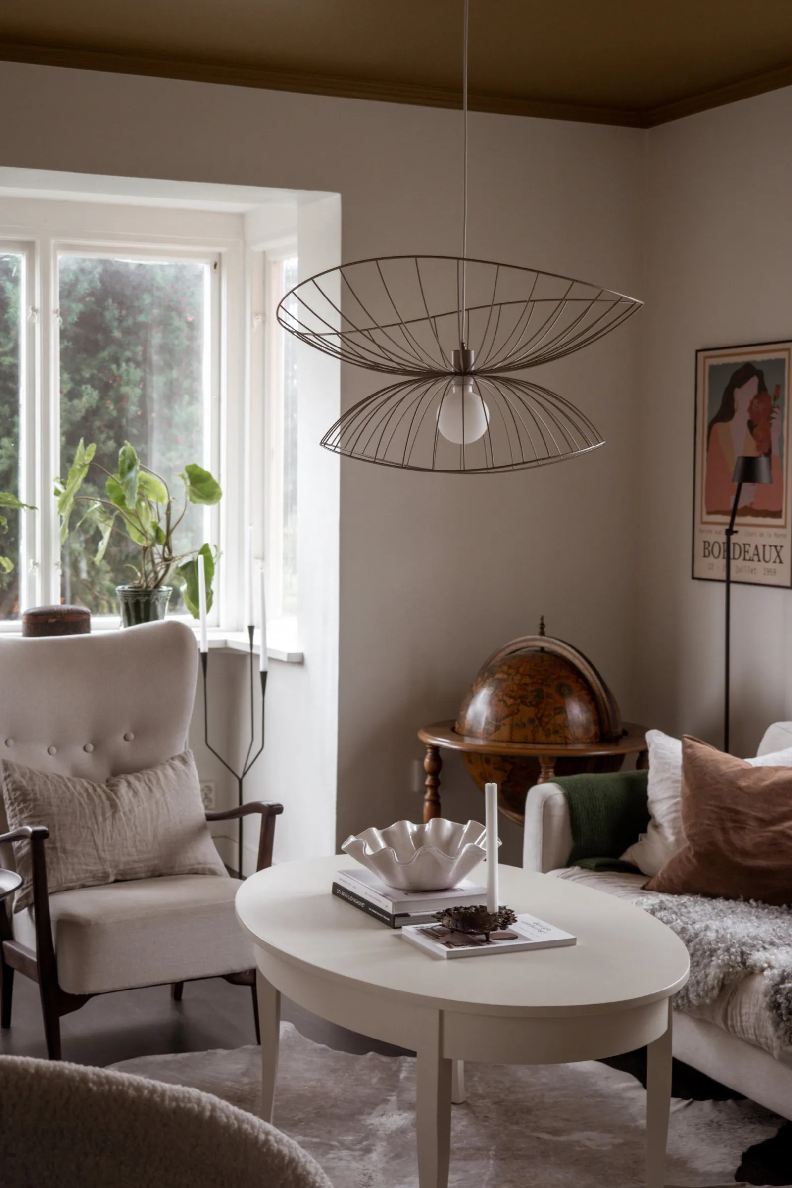 Suspension Ray Ø70 cm, Mud Globen Lighting