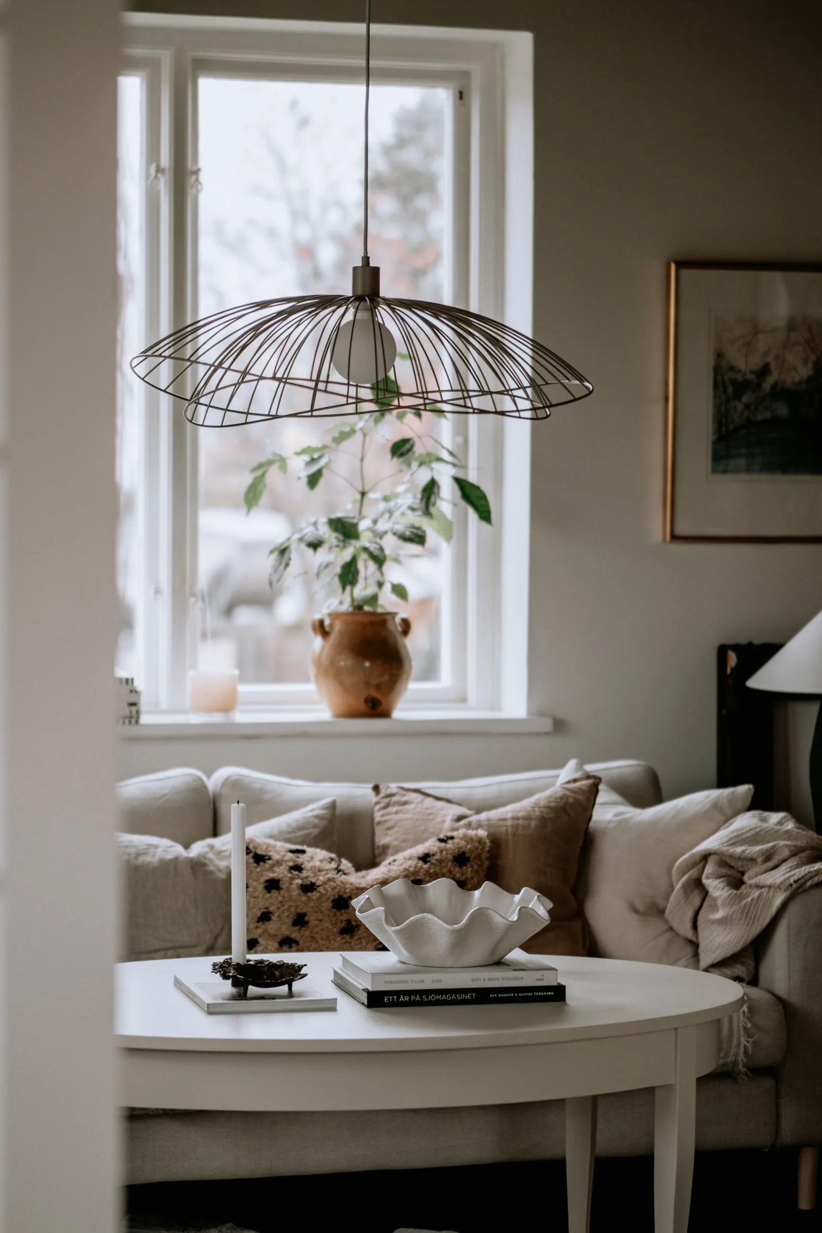 Suspension Ray Ø70 cm, Mud Globen Lighting