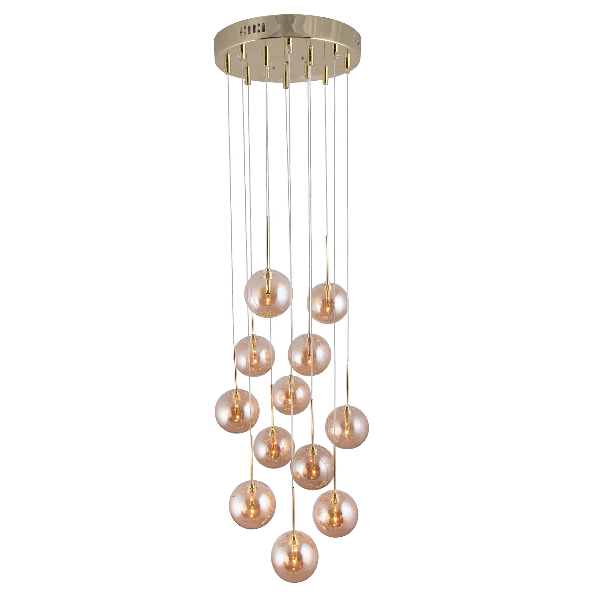 Suspension Skyfall, Amber Globen Lighting