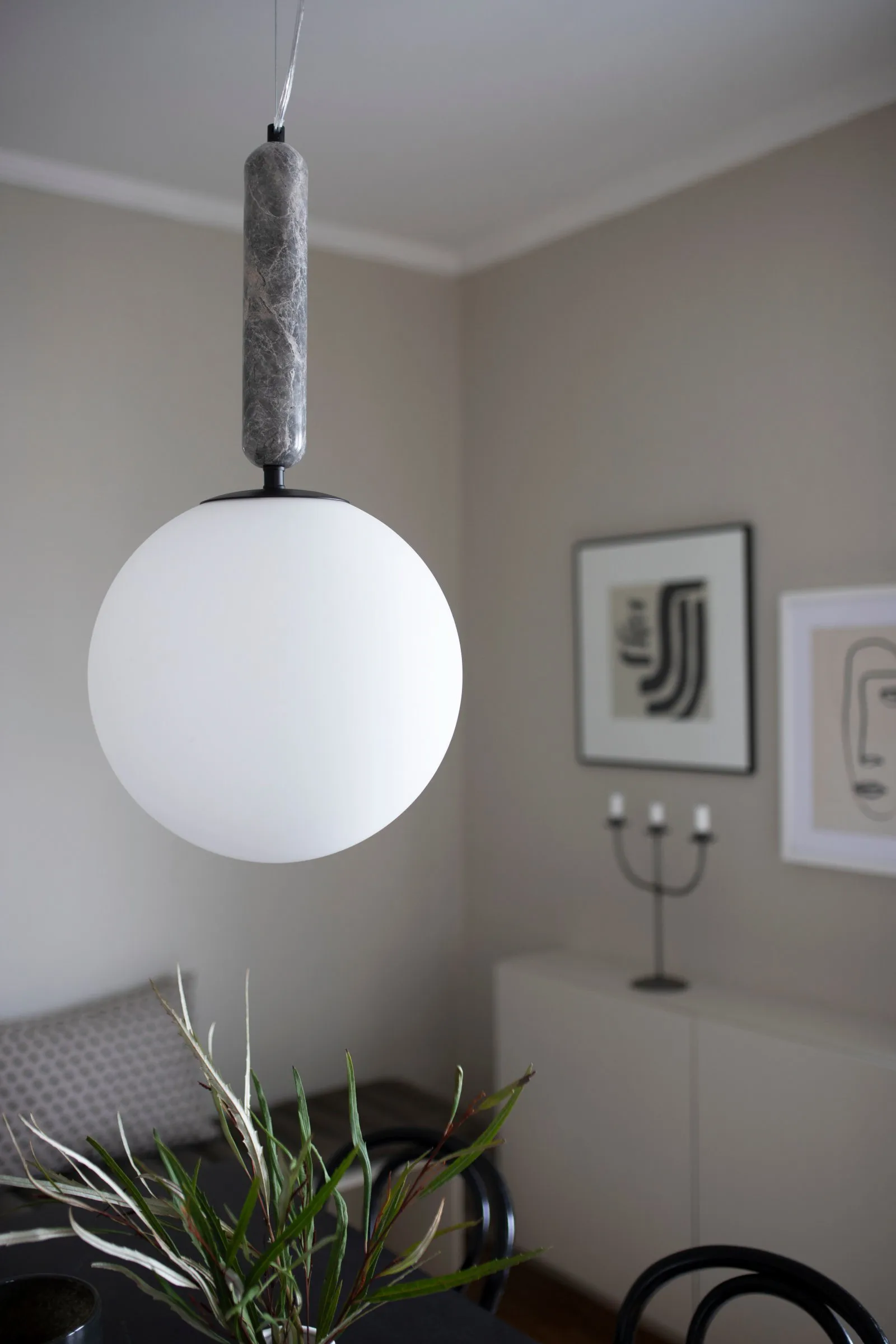 Suspension Torrano 30 cm, Gris Globen Lighting