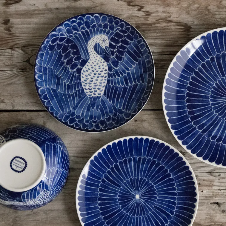 Assiette Selma bird Ø 21 cm, 21 cm Götefors Porslin