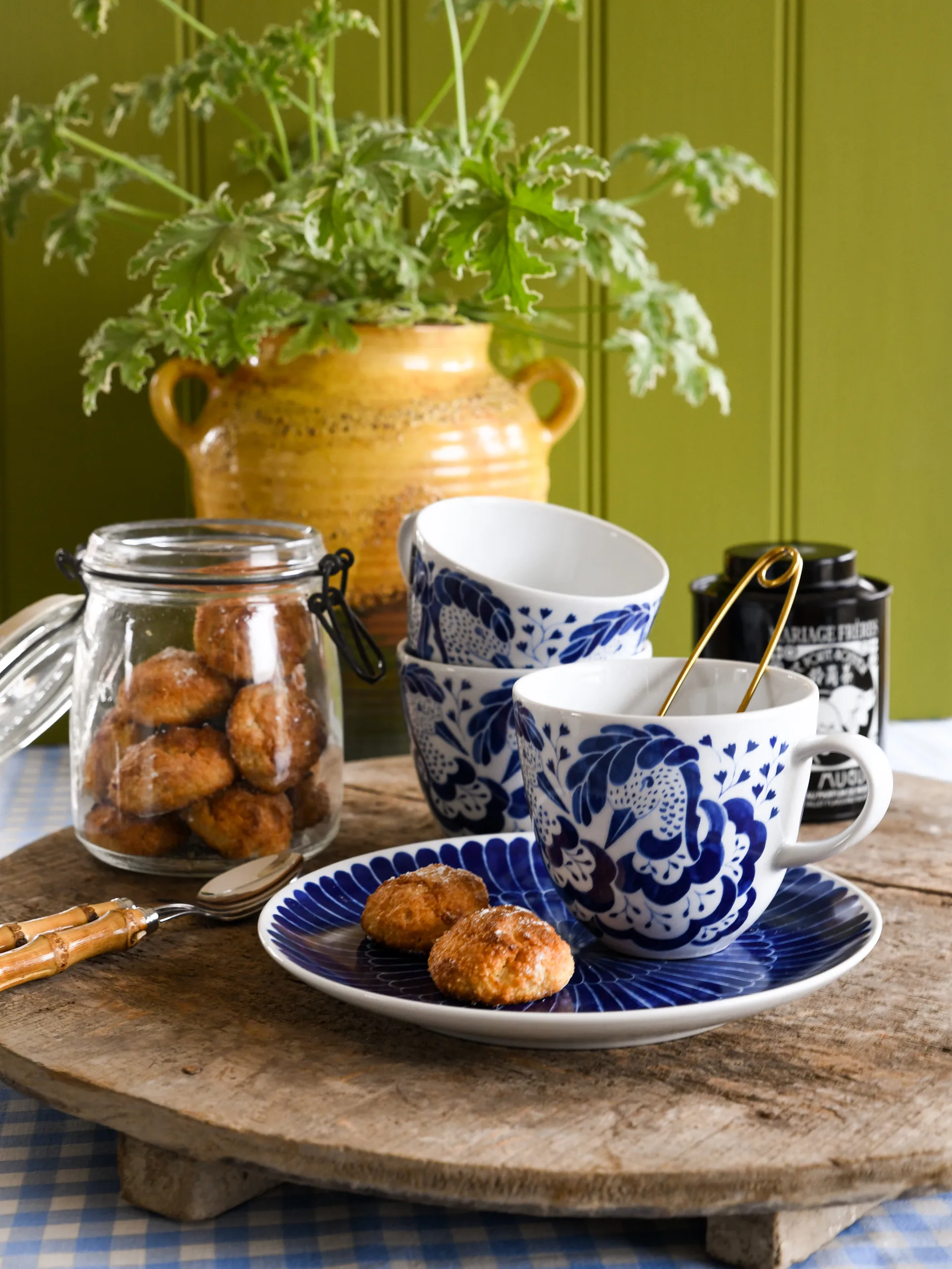 Mug anniversaire Selma 41 cl, Bleu Götefors Porslin