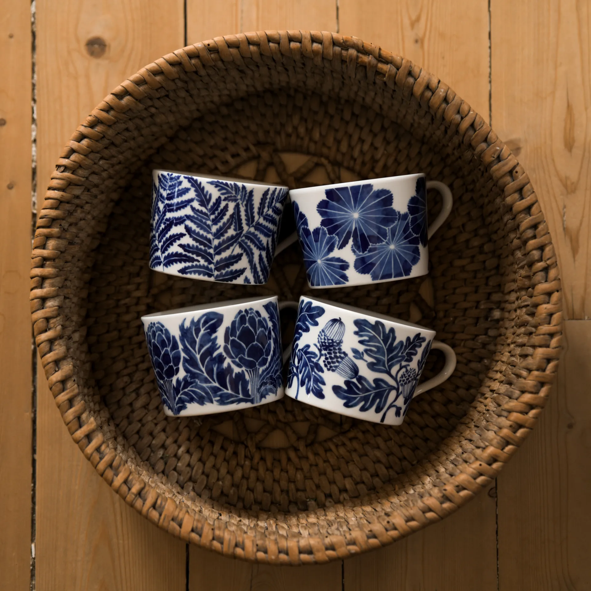 Tasse Artichoke 24 cl  , Bleu Götefors Porslin