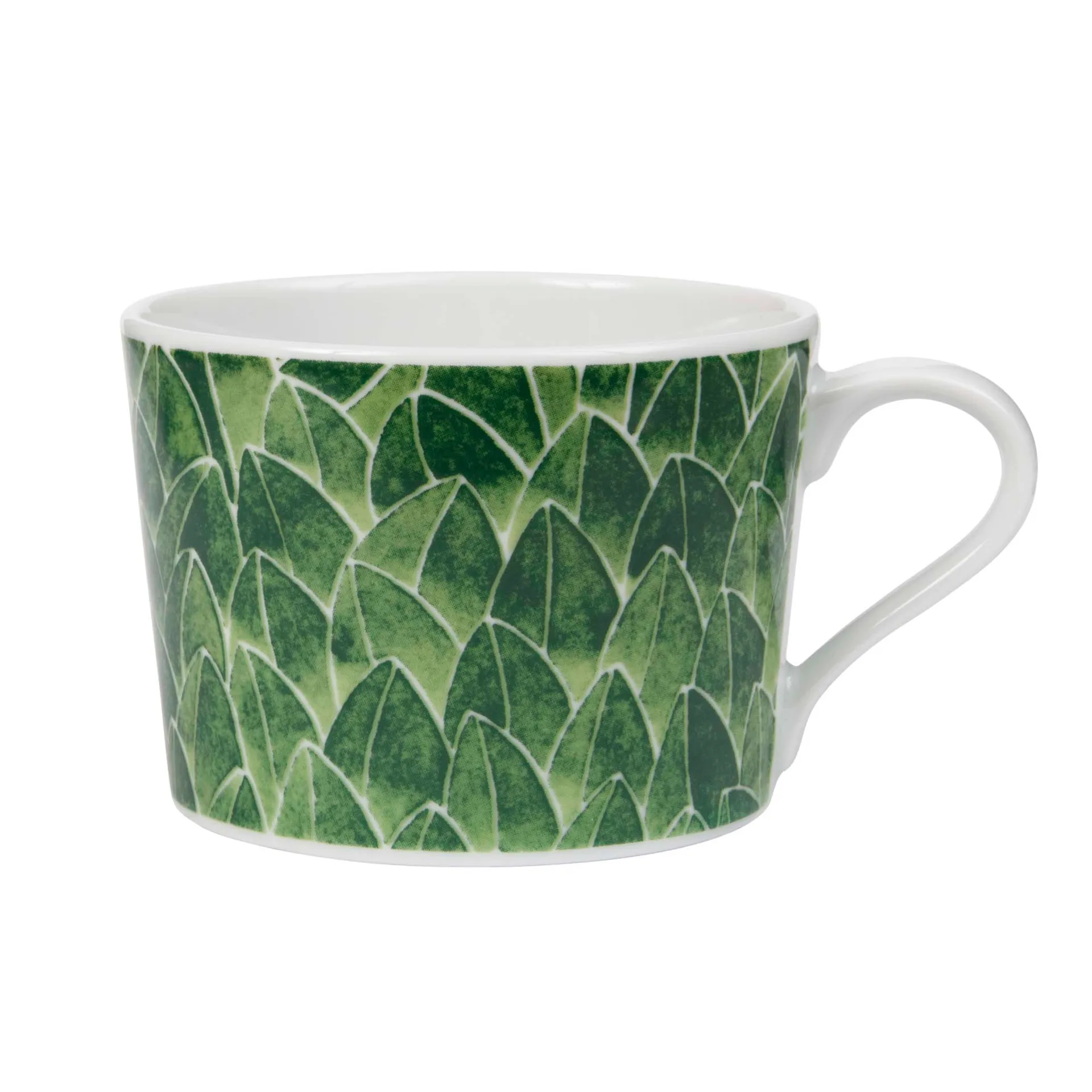 Tasse avec anse Botanica vert, Field Götefors Porslin