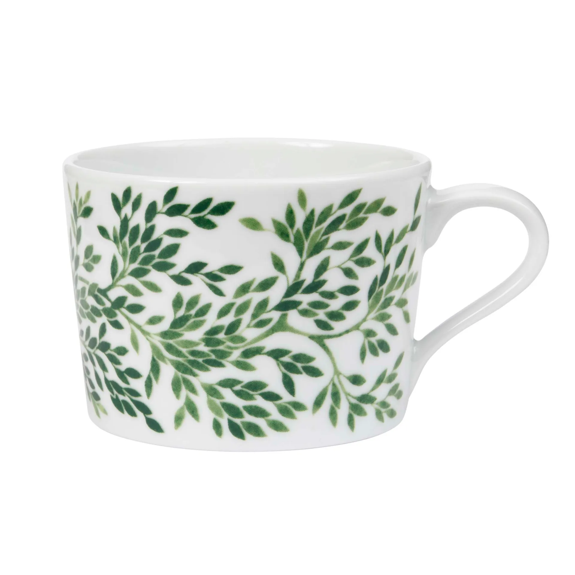 Tasse avec anse Botanica vert, Myrtus Götefors Porslin