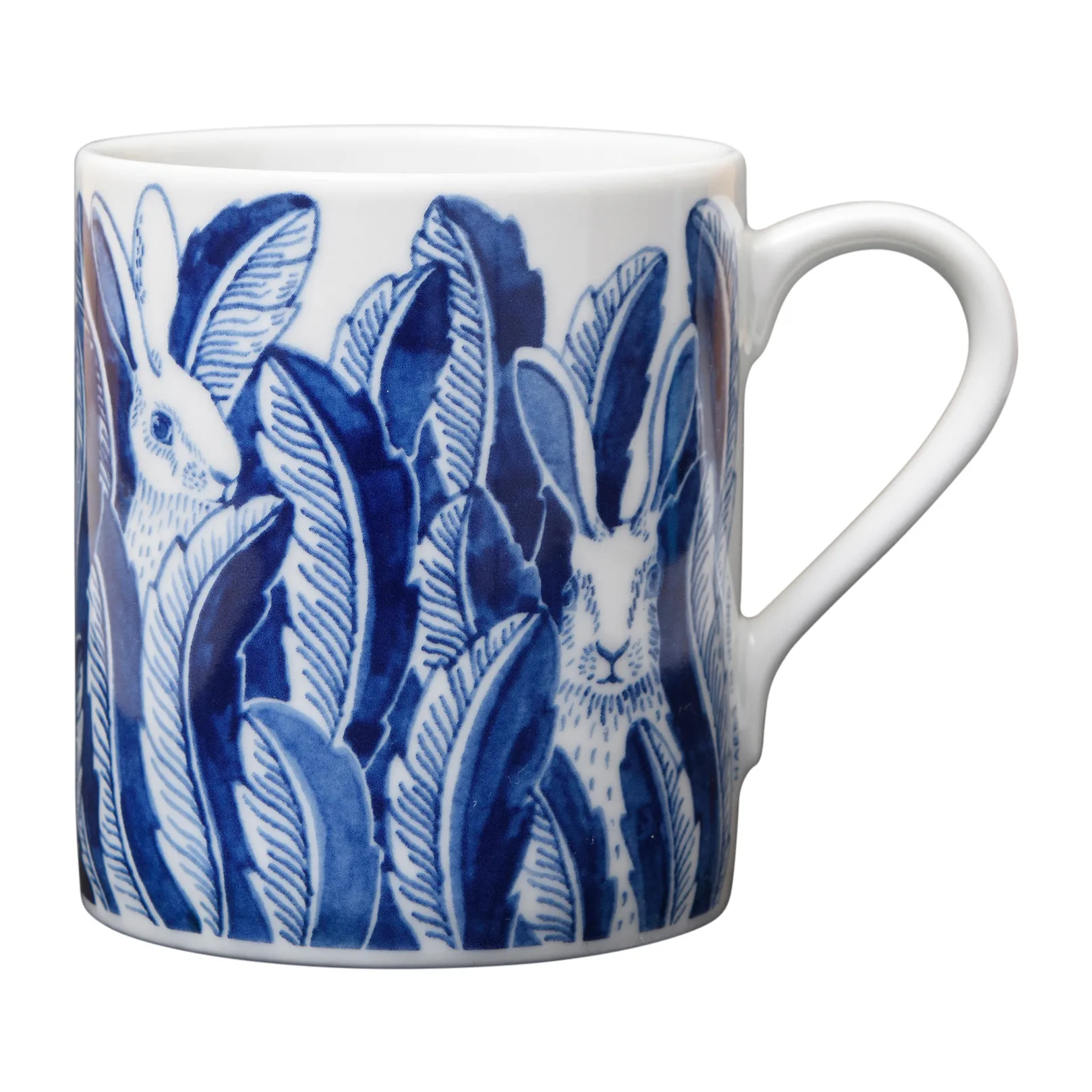 Tasse Hares in hiding 35 cl, Bleu Götefors Porslin