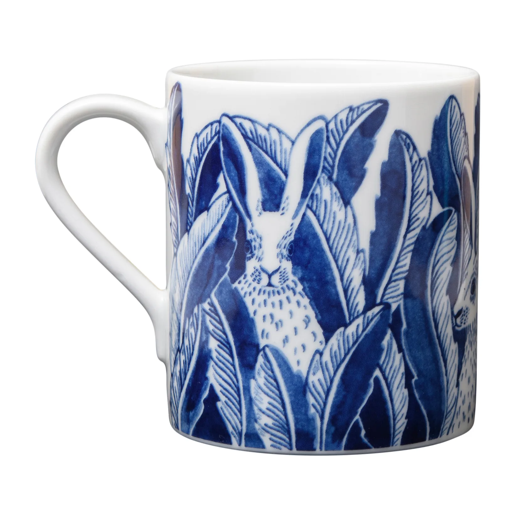 Tasse Hares in hiding 35 cl, Bleu Götefors Porslin