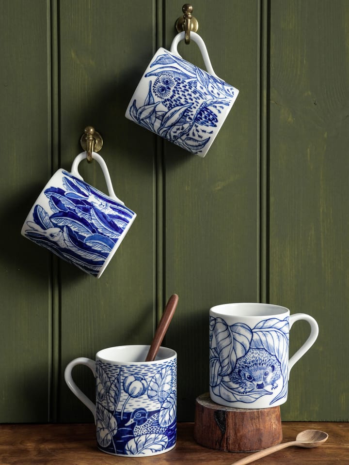 Tasse Hares in hiding 35 cl - Bleu - Götefors Porslin