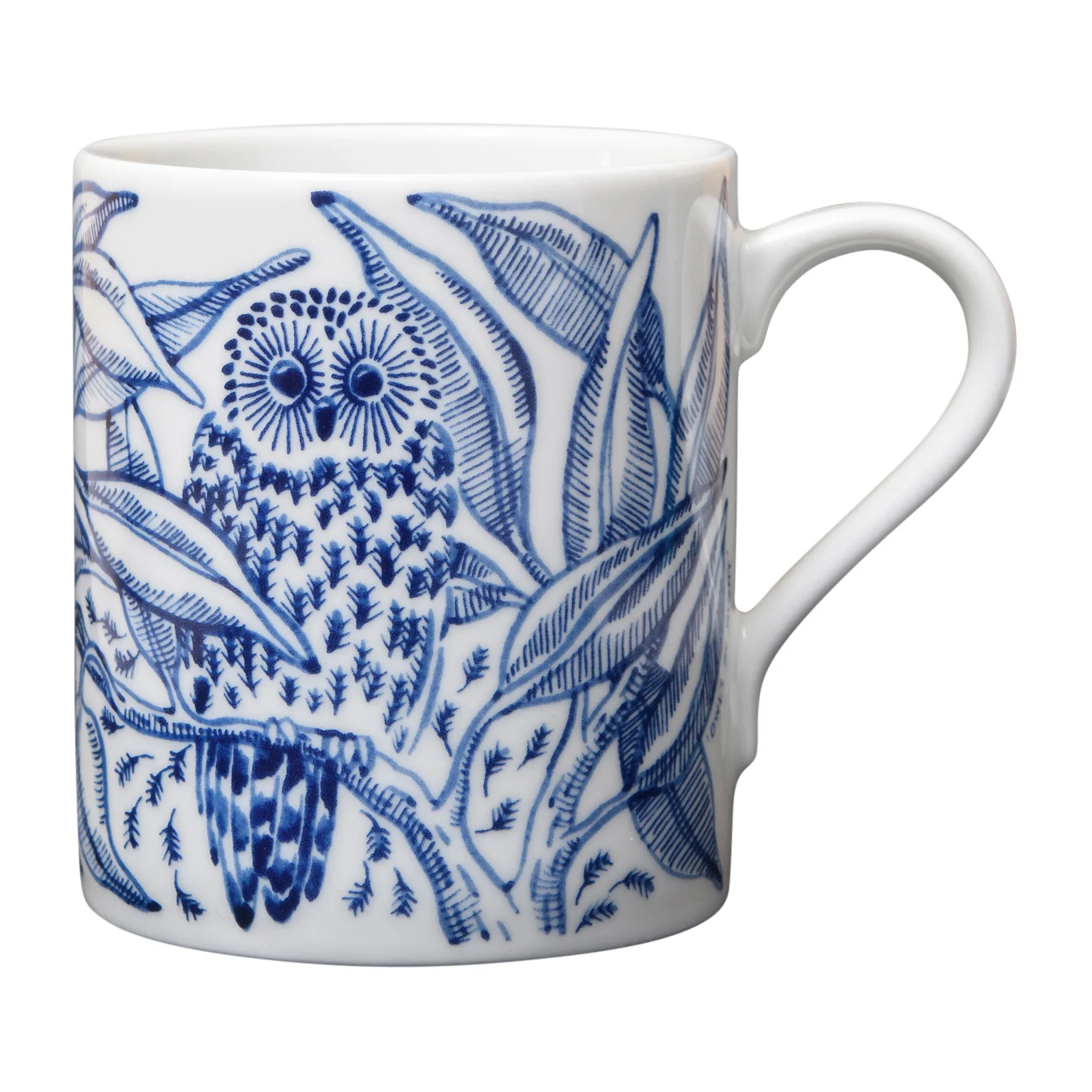 Tasse Owls at night 35 cl, Bleu Götefors Porslin