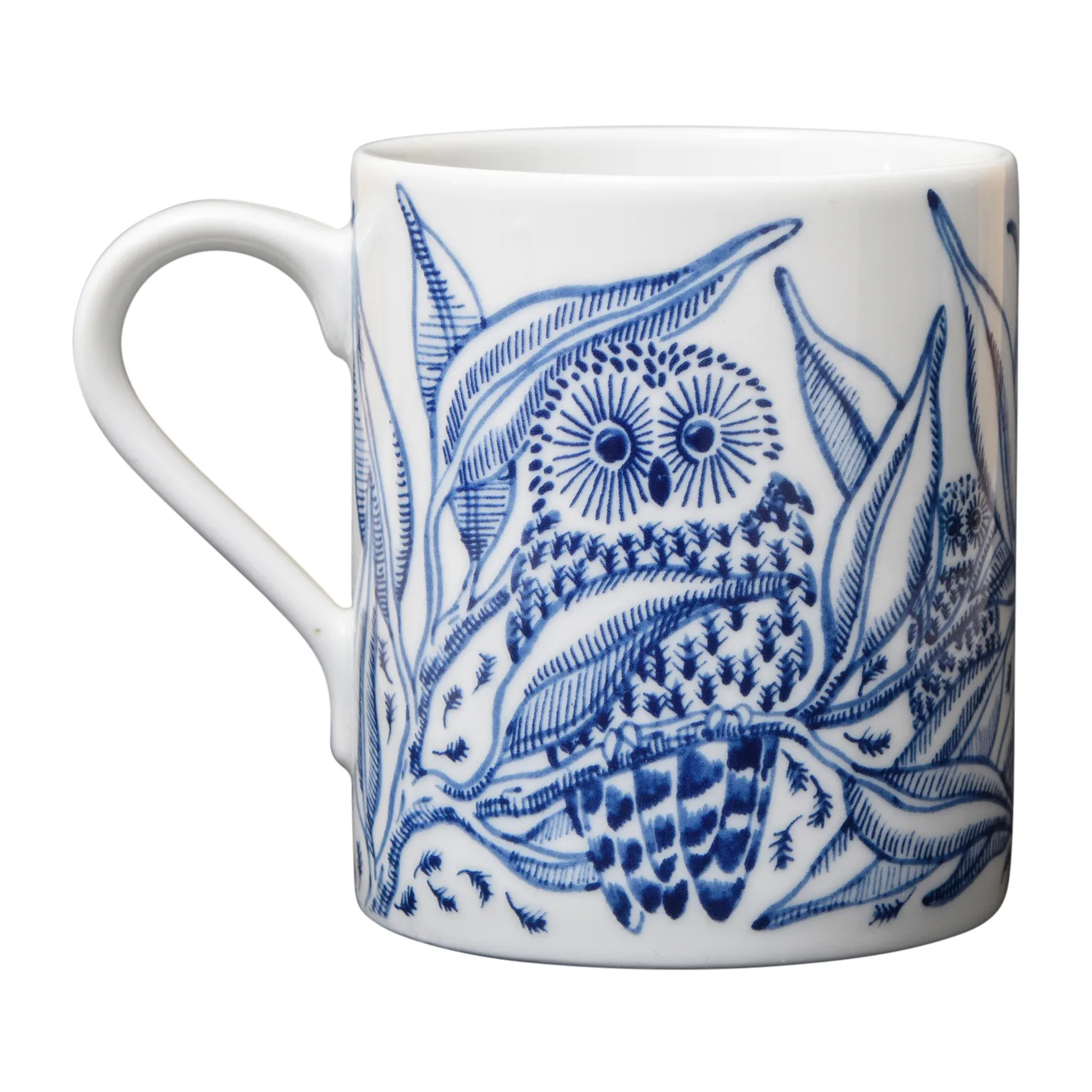 Tasse Owls at night 35 cl, Bleu Götefors Porslin