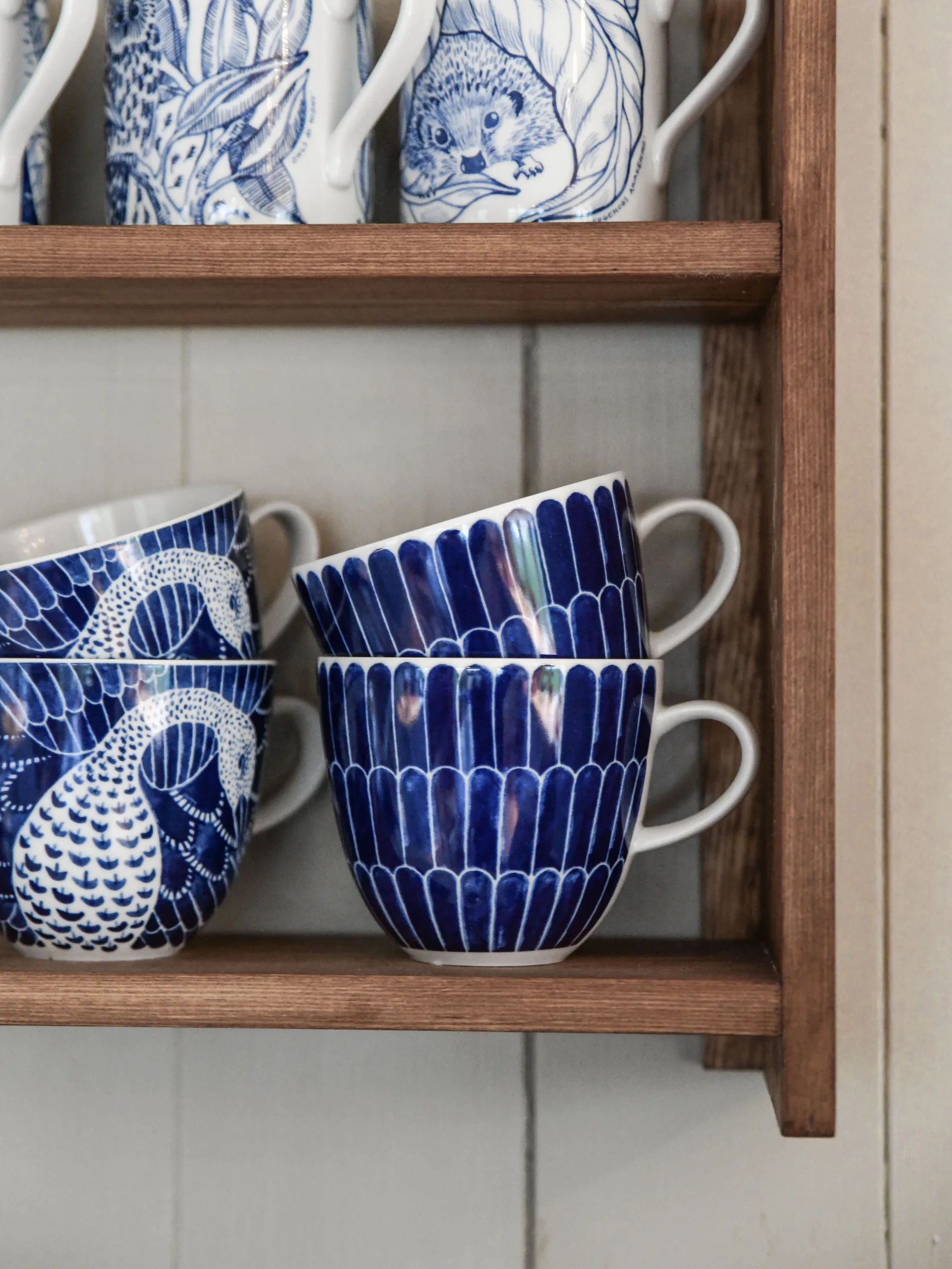 Tasse Selma bleu plume, 41cl Götefors Porslin