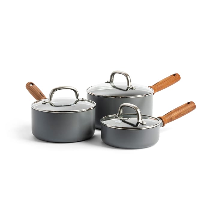 Ensemble de casseroles + couvercle Mayflower Pro - 6 Pièces - GreenPan