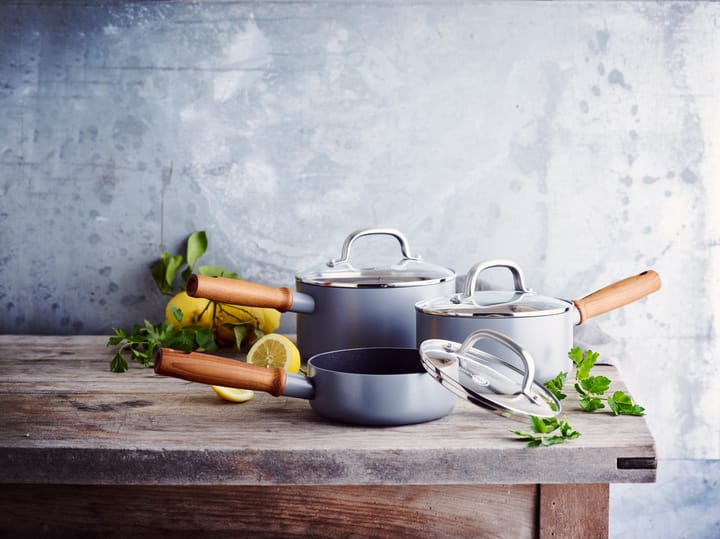 Ensemble de casseroles + couvercle Mayflower Pro, 6 Pièces GreenPan