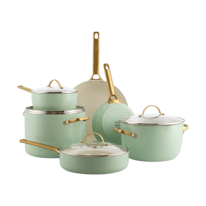 Lot de casseroles et poêles à frire Padova 10 Pièces - Mint green - GreenPan