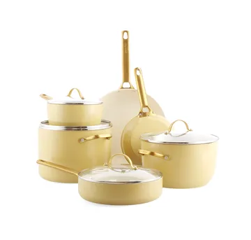 Lot de casseroles et poêles à frire Padova 10 Pièces - Sunshine yellow - GreenPan