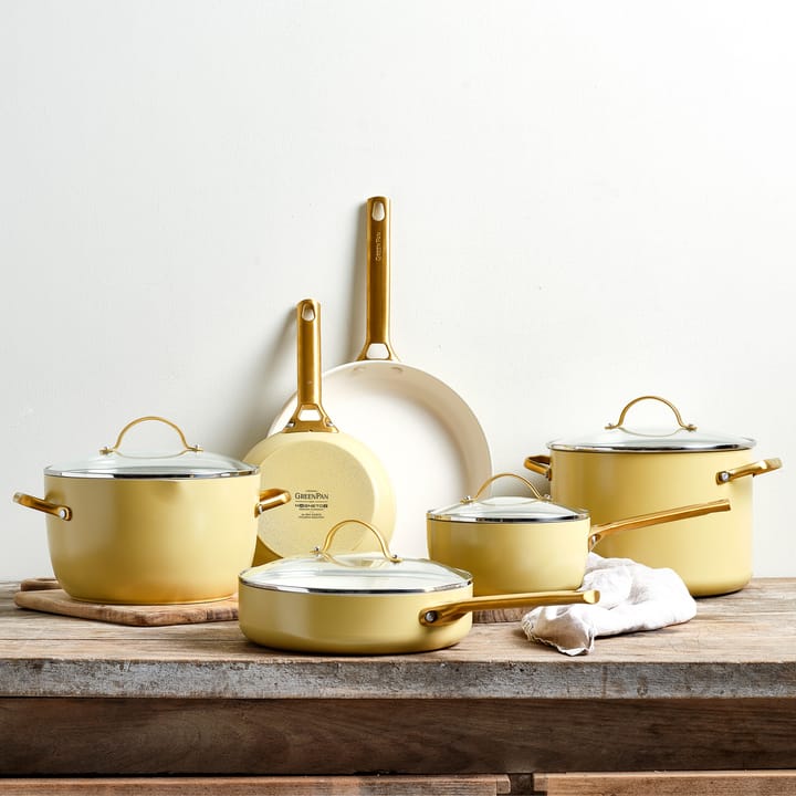 Lot de casseroles et poêles à frire Padova 10 Pièces, Sunshine yellow GreenPan