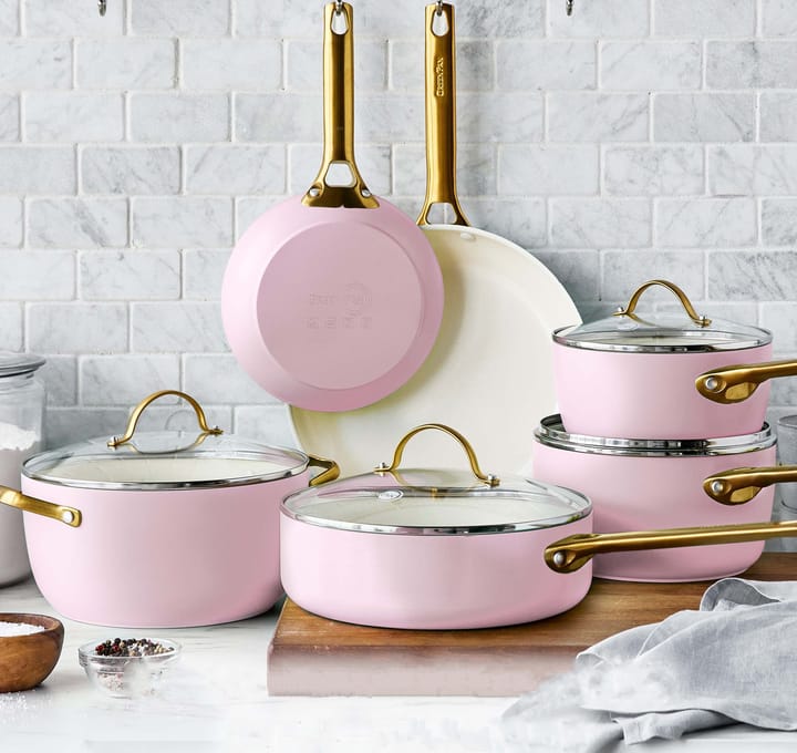 Lot de poêles à frire Padova 20 + 26 cm - Blush pink - GreenPan