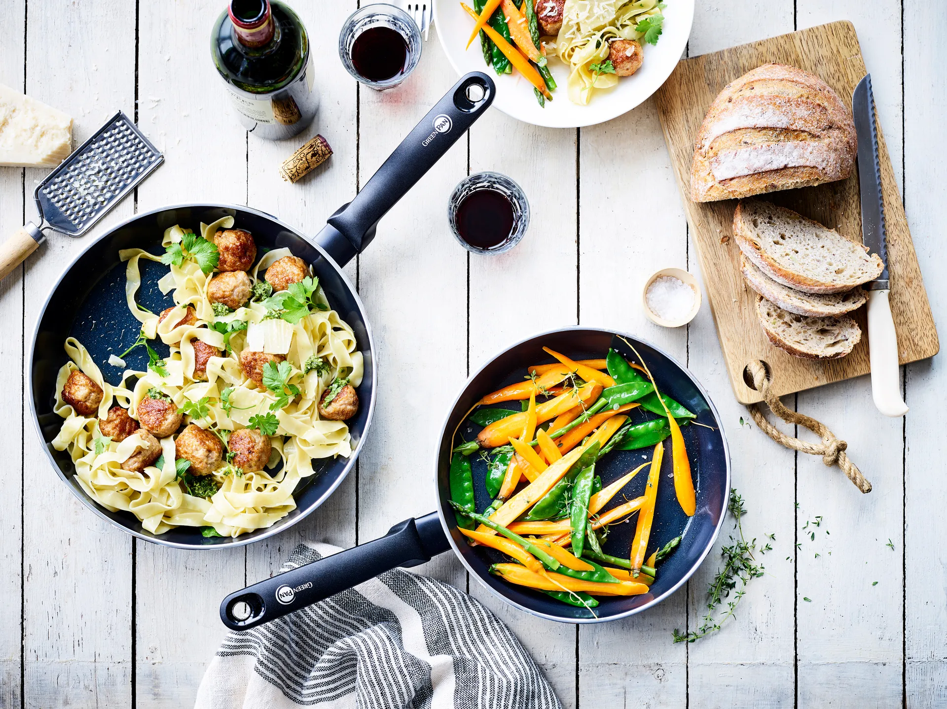 Lot de poêles à frire Torino, 3 Pièces GreenPan