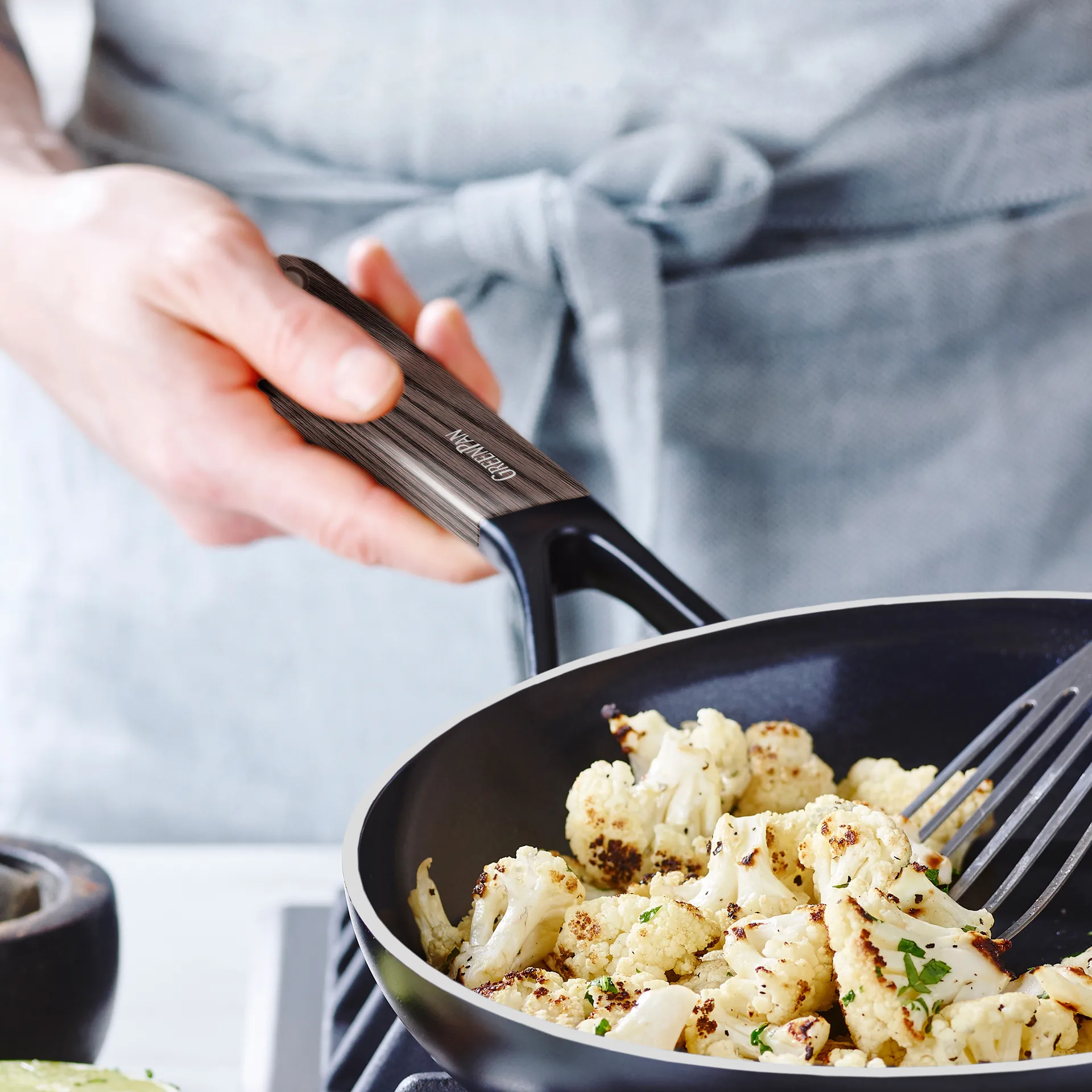 Poêle Eco Smartshape 20 cm, Dark wood GreenPan