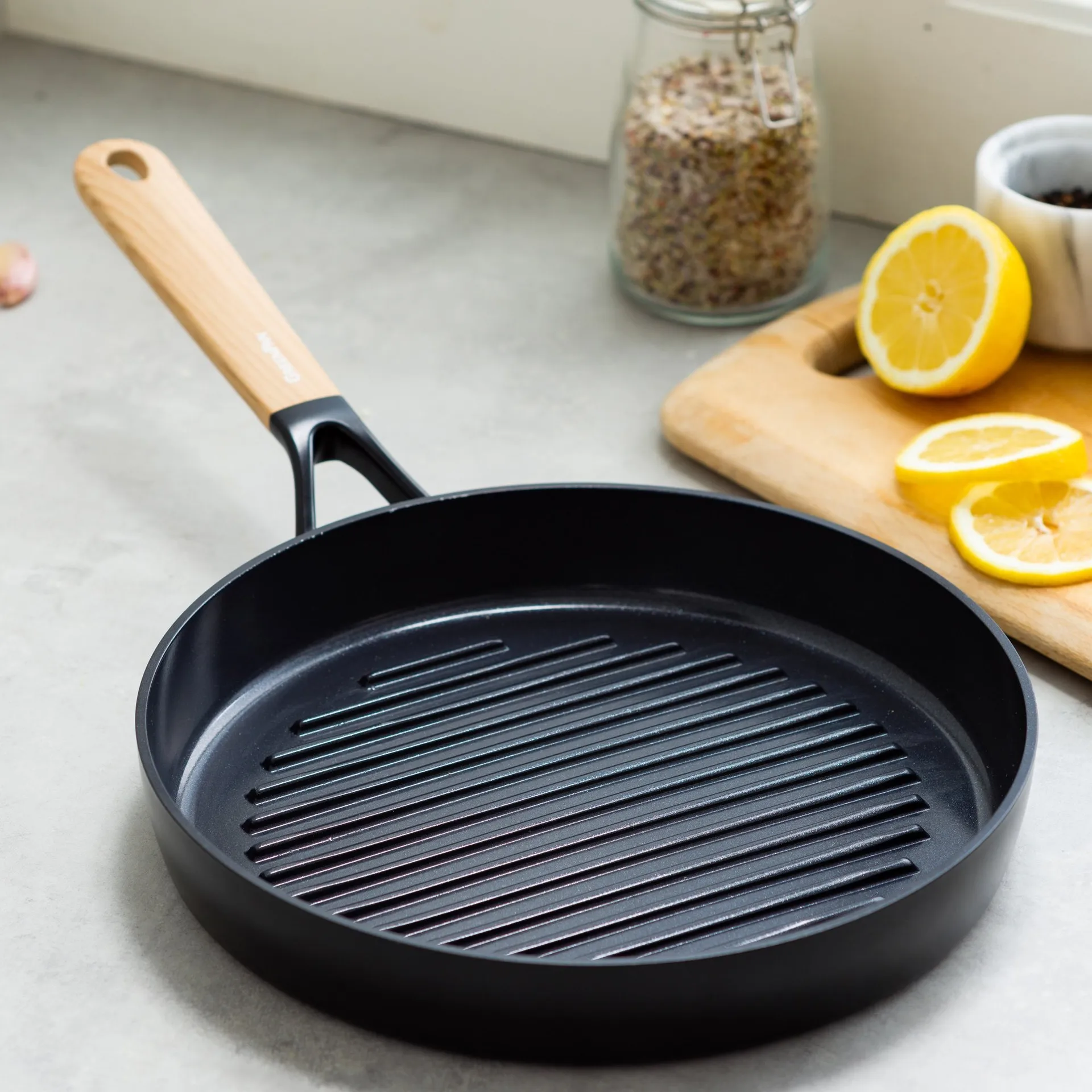 Poêle pour griller Eco Smartshape 28 cm, Light wood GreenPan