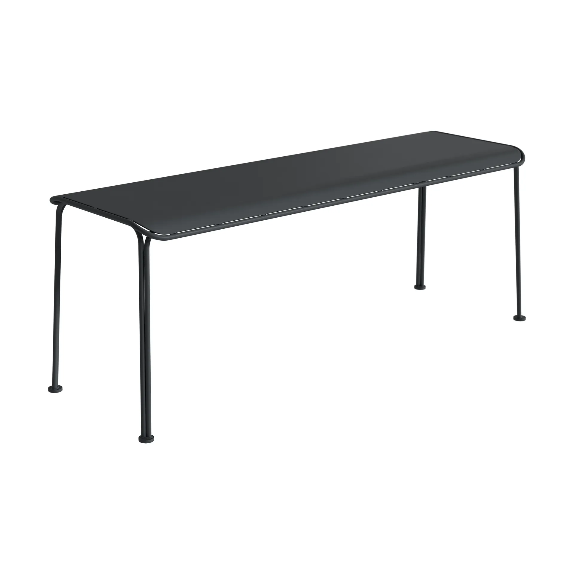 Banc Libelle, Gris graphite, 120 cm Grythyttan Stålmöbler