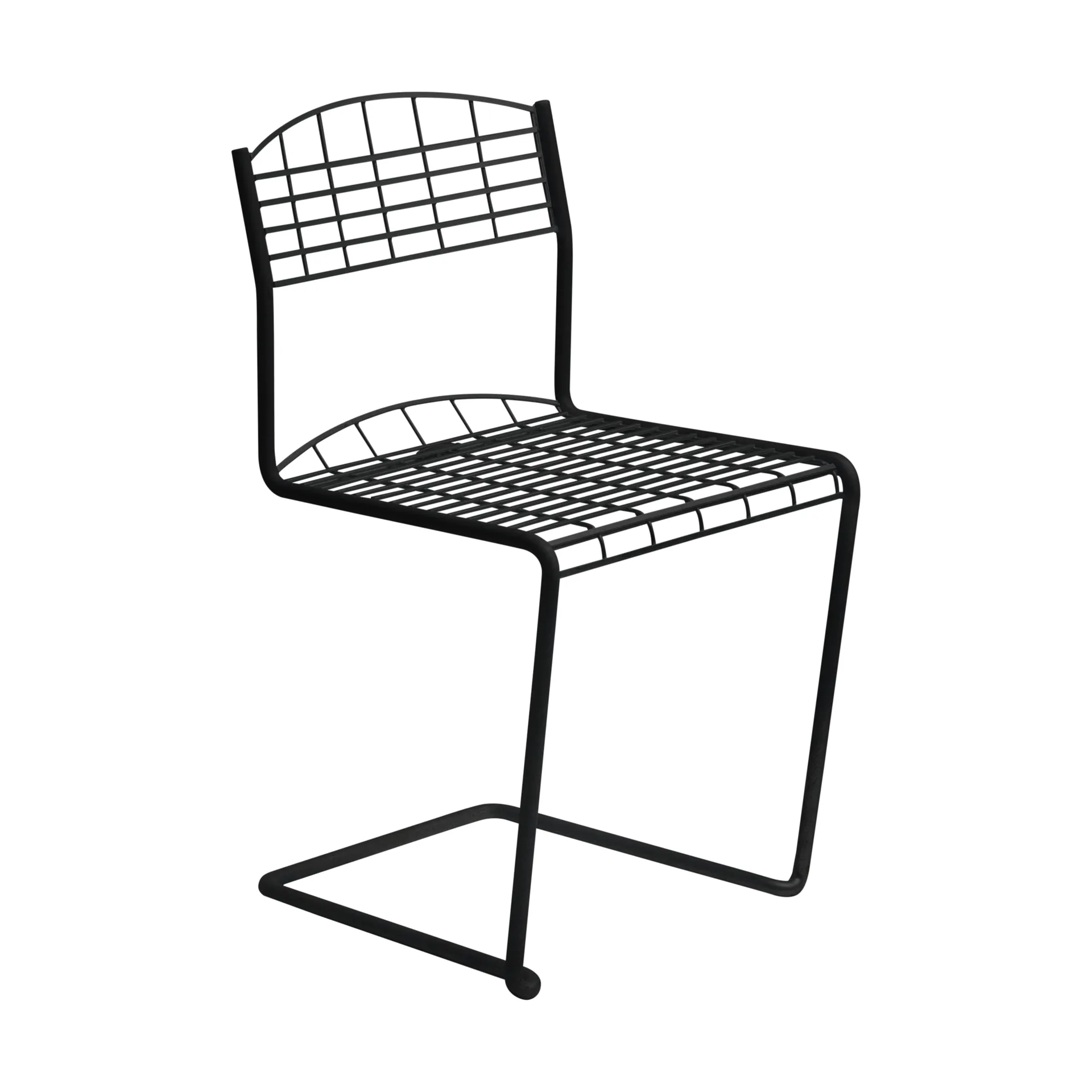 Chaise High Tech, Noir Grythyttan Stålmöbler