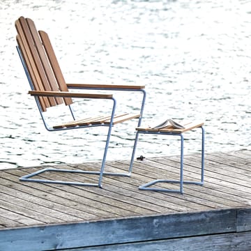 Chaise longue A3 - Chêne huilé-structure en acier avec galvanisation à chaud - Grythyttan Stålmöbler