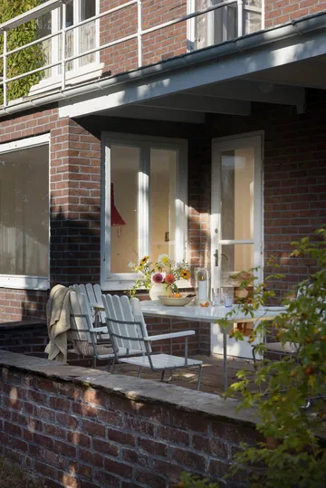 Ensemble Salle à Manger Grythyttan blanc B31 170 cm + 4 A2 - Grythyttan Stålmöbler