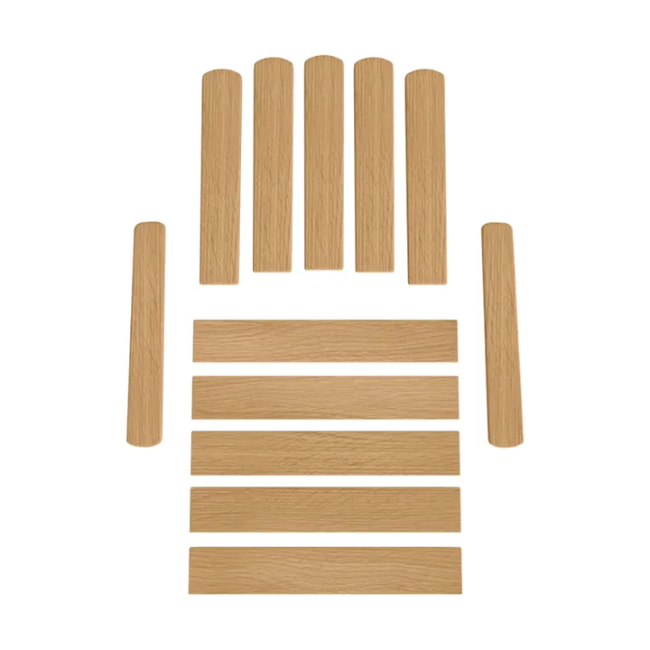 Kit de bois A2 - Chêne non traité, 45 cm (1964-) - Grythyttan Stålmöbler