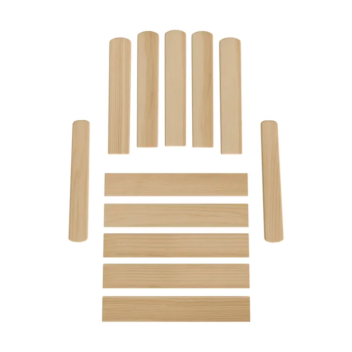 Kit de bois A2 - Pin 45 cm (1964-) - Grythyttan Stålmöbler