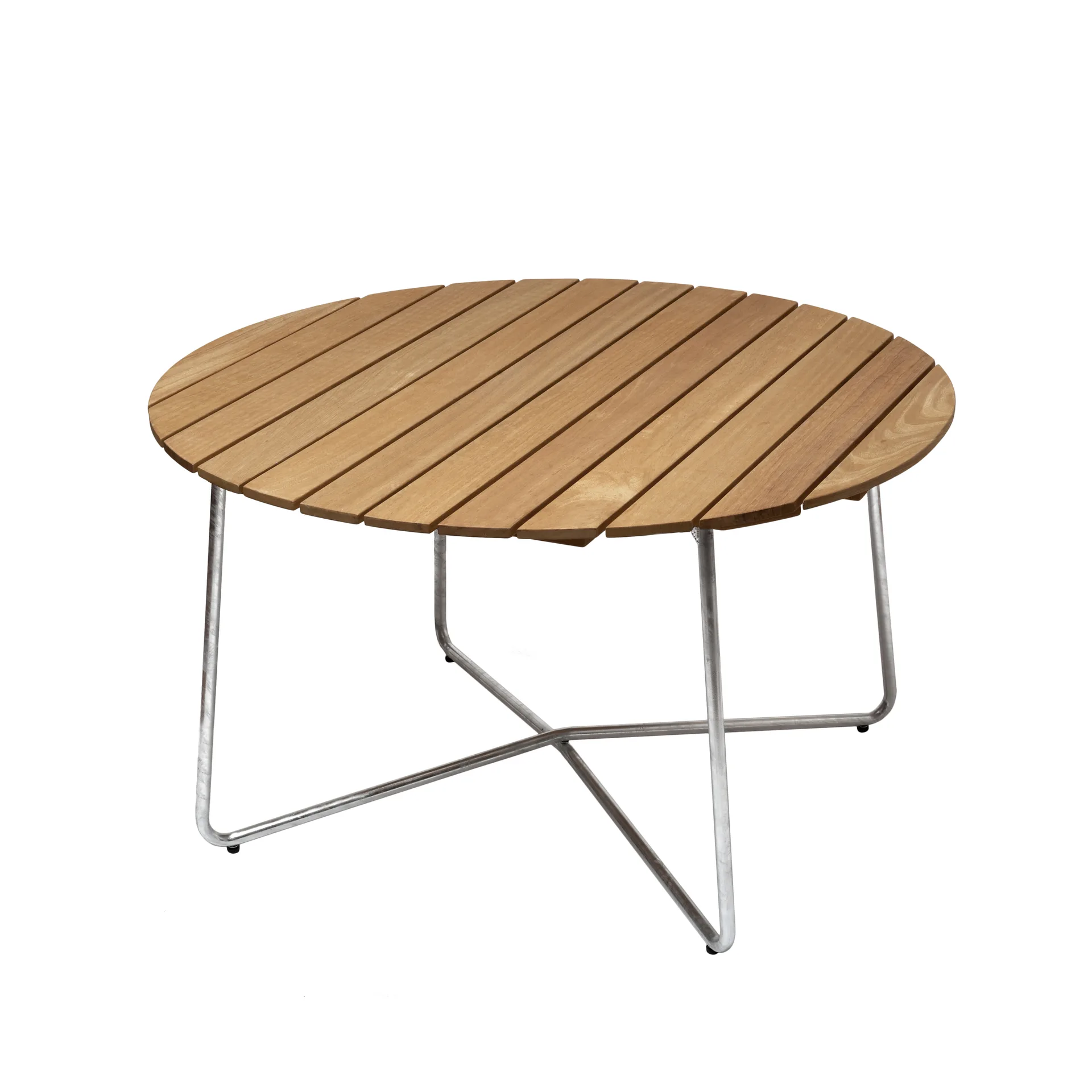 Table à manger 9A, Chêne huilé Ø120 cm Grythyttan Stålmöbler