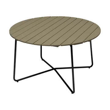 Table à manger 9A - Vert clair chêne-noir, Ø120 cm - Grythyttan Stålmöbler