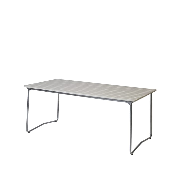 Table à manger B31 170 - Chêne laqué blanc-structure en acier avec galvanisation à chaud - Grythyttan Stålmöbler