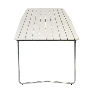 Table à manger B31 230 cm - Chêne laqué blanc - pieds galvanisés - Grythyttan Stålmöbler