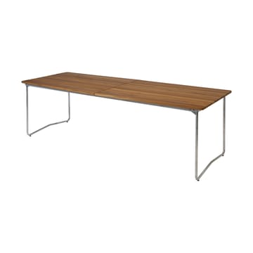 Table à manger B31 230 cm - Teck non traité - pieds galvanisés - Grythyttan Stålmöbler