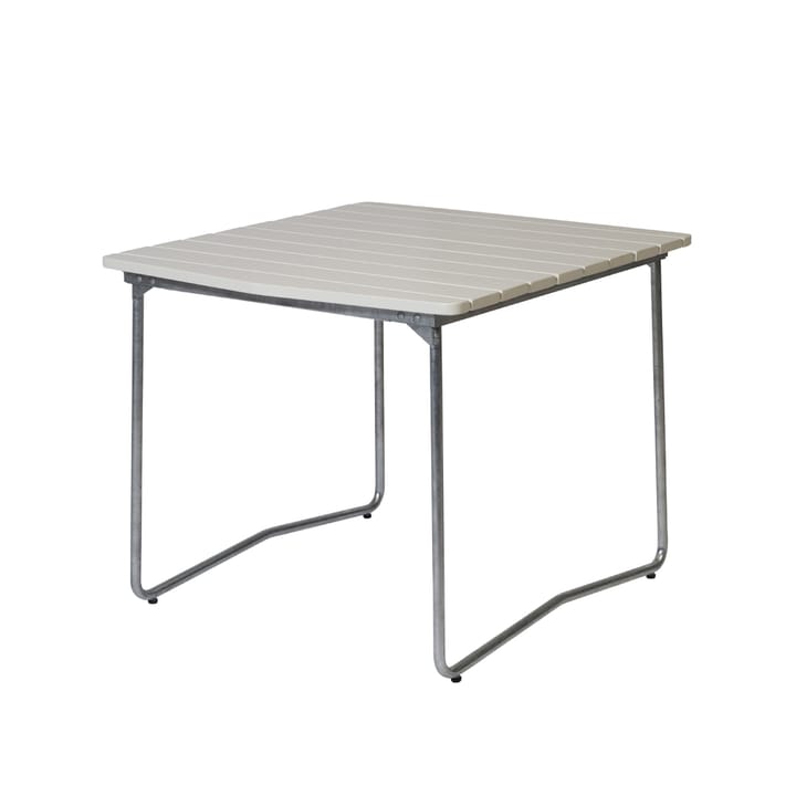 Table à manger B31 84 - Chêne blanc laqué-structure en acier avec galvanisation à chaud - Grythyttan Stålmöbler