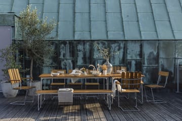 Table à manger B31 - Chêne huilé-structure en acier avec galvanisation à chaud - Grythyttan Stålmöbler