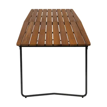 Table à manger B31 - Teck non traité-noir - Grythyttan Stålmöbler