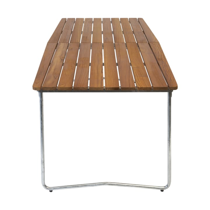 Table à manger B31, Teck non traité - pieds galvanisés Grythyttan Stålmöbler