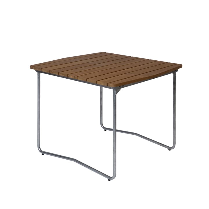 Table à manger B31 - Teck-structure en acier avec galvanisation à chaud - Grythyttan Stålmöbler