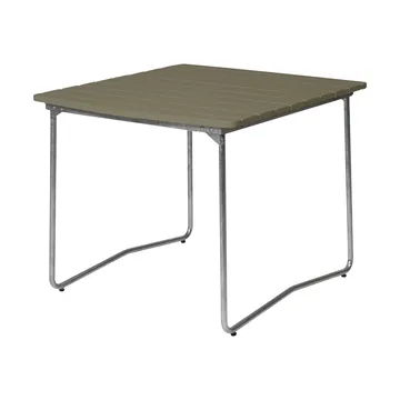Table à manger B31 - Vert clair chêne-suporte galvanizado a quente - Grythyttan Stålmöbler